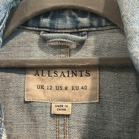 Awesome All saints denim jacket!!! ✨ - Picture 4 of 6